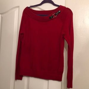 Red Ralph Lauren sweater size large